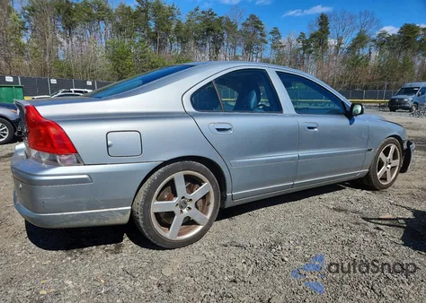 2006 Volvo S60 R из США, поврежденный, VIN YV1RH527362518053